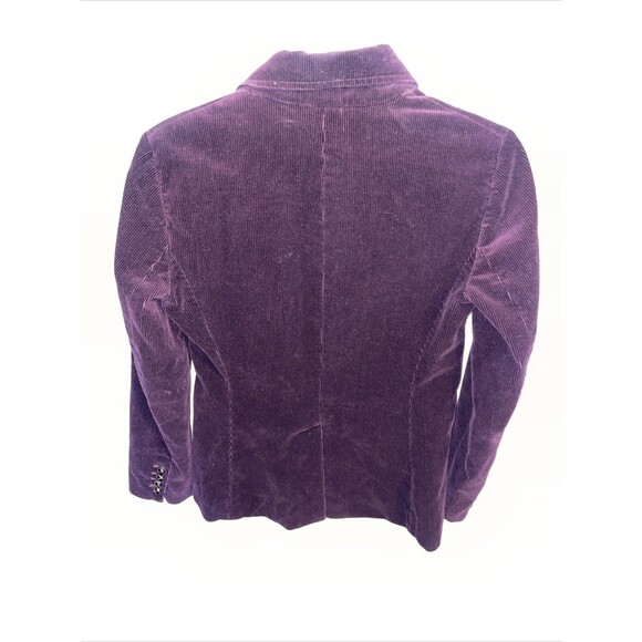 J. Crew Women’s Corduroy Blazer Size 6 Purple Going Out Party Fun Dressy - Picture 8 of 12